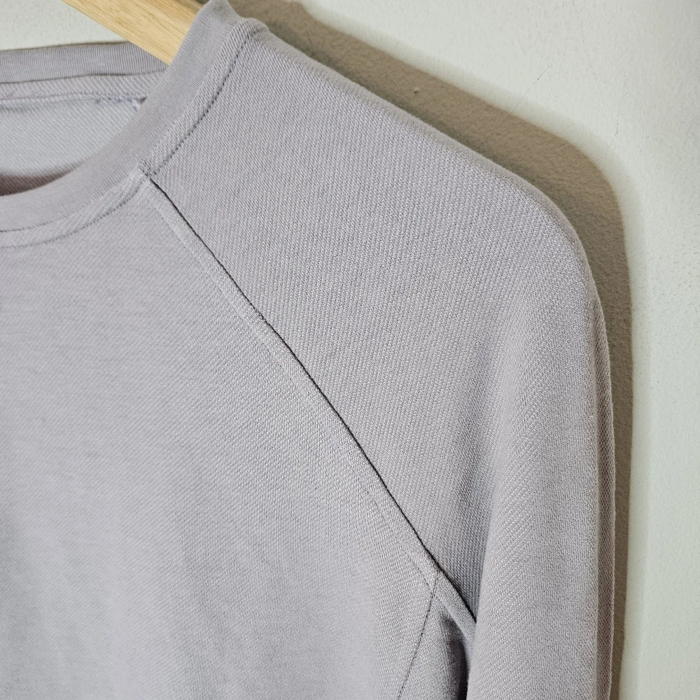 Lululemon Every Moment Crew Sweatshirt Lavender Grey Long Sleeves 6